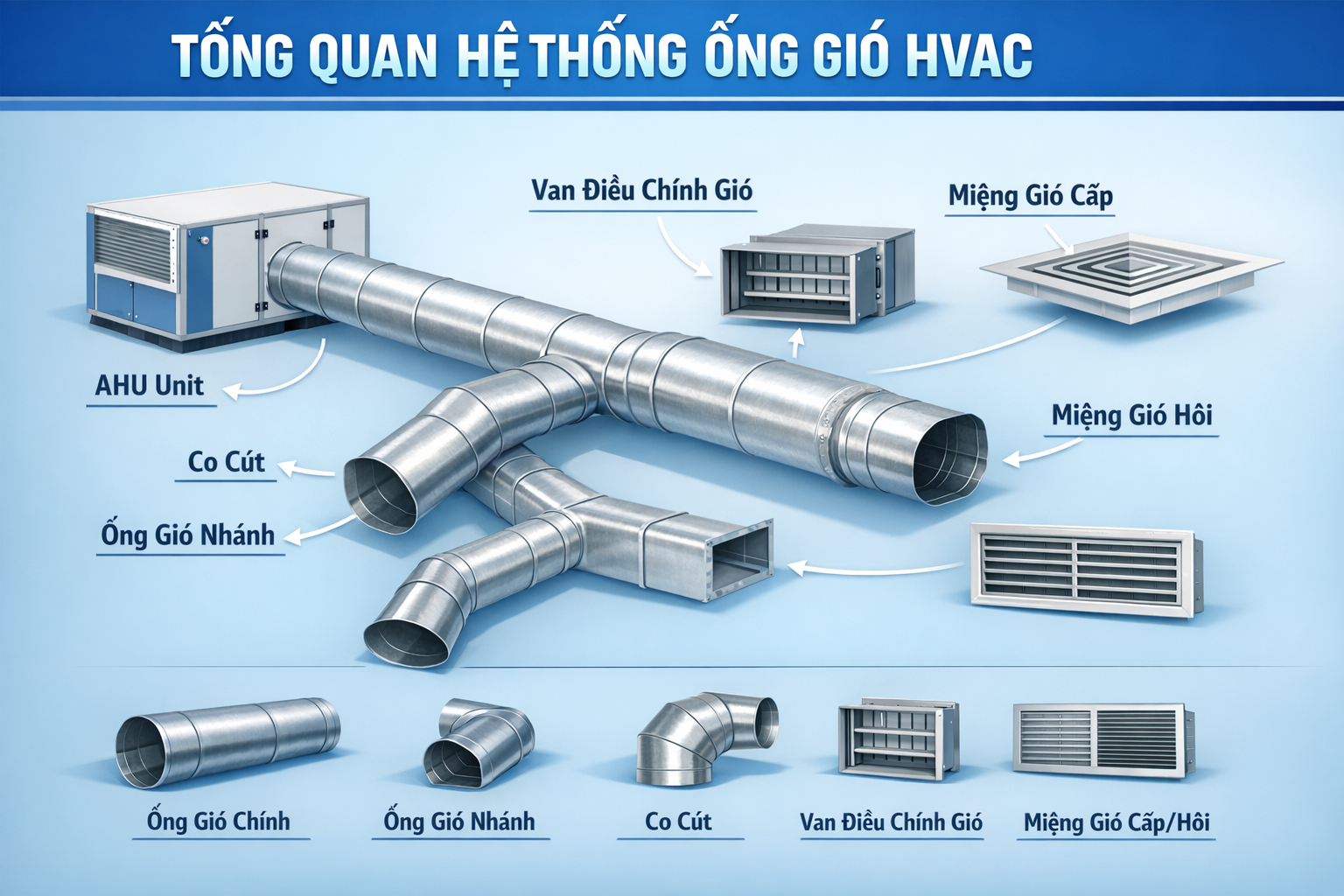 PHƯƠNG PHÁP TÍNH KÍCH THƯỚC ỐNG GIÓ