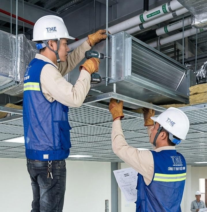 lắp fcu, máy lạnh trung tâm