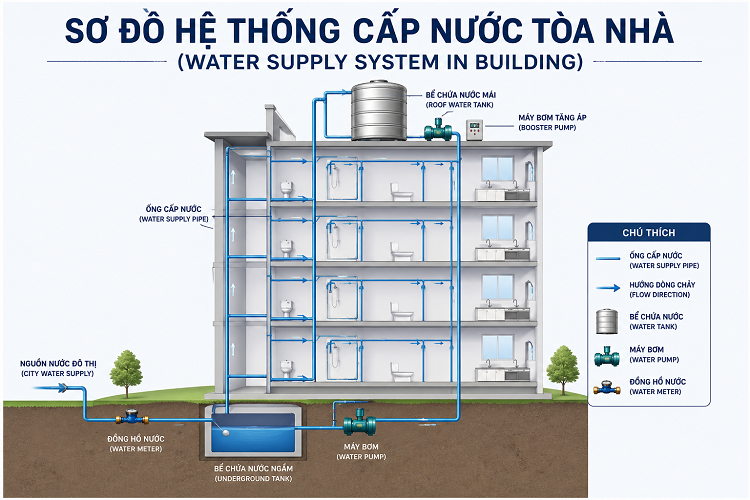 hệ thống cấp thoát nước