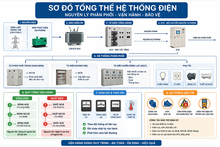 HƯỚNG DẪN VẬN HÀNH HỆ THỐNG ĐIỆN
