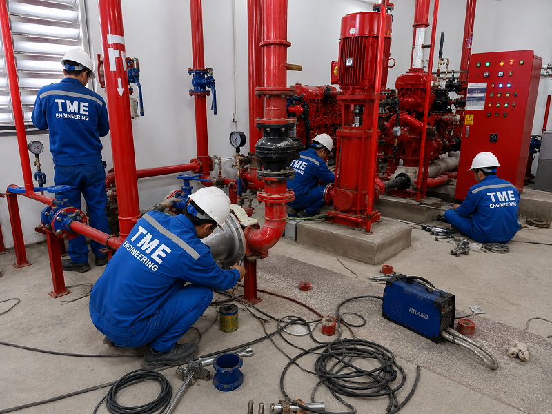 BIỆN PHÁP THI CÔNG HỆ THỐNG PCCC