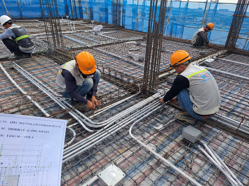 BIỆN PHÁP THI CÔNG ỐNG ÂM SÀN