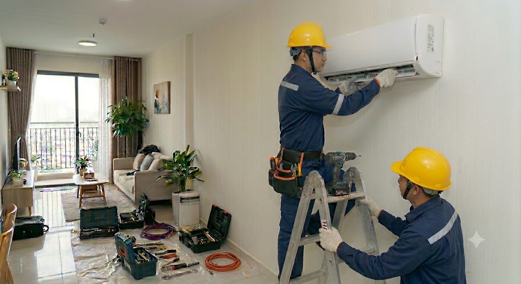 Thi công máy lạnh tphcm