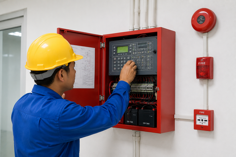 Biện pháp thi công hệ thống báo cháy