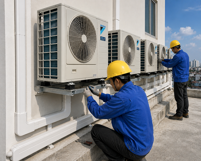 nhà thầu điện lạnh tphcm