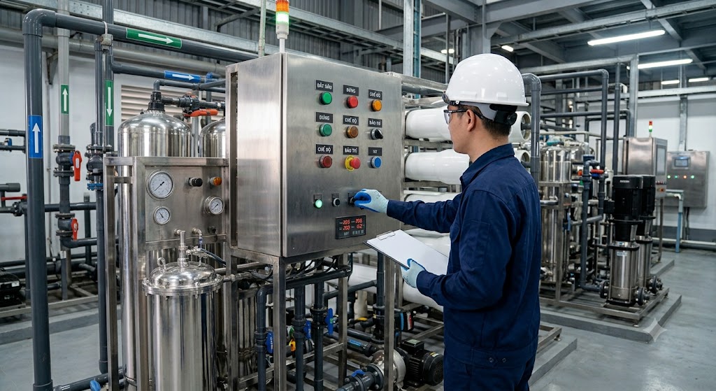 Hướng dẫn vận hành hệ thống lọc nước