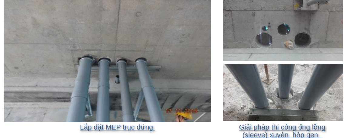 Quy trình phối hợp cơ điện và xây dựng