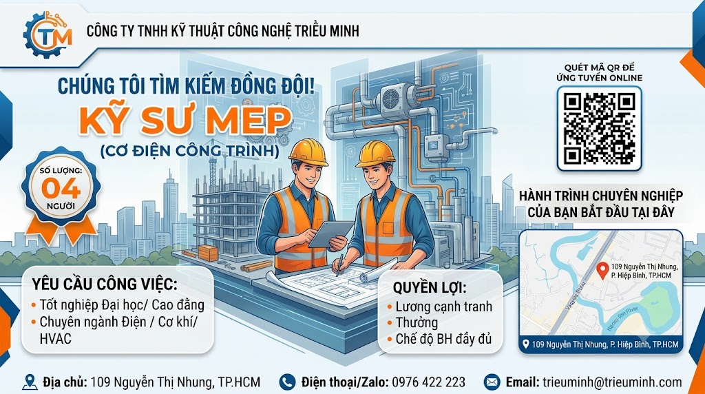 tuyển dụng kỹ sư mep